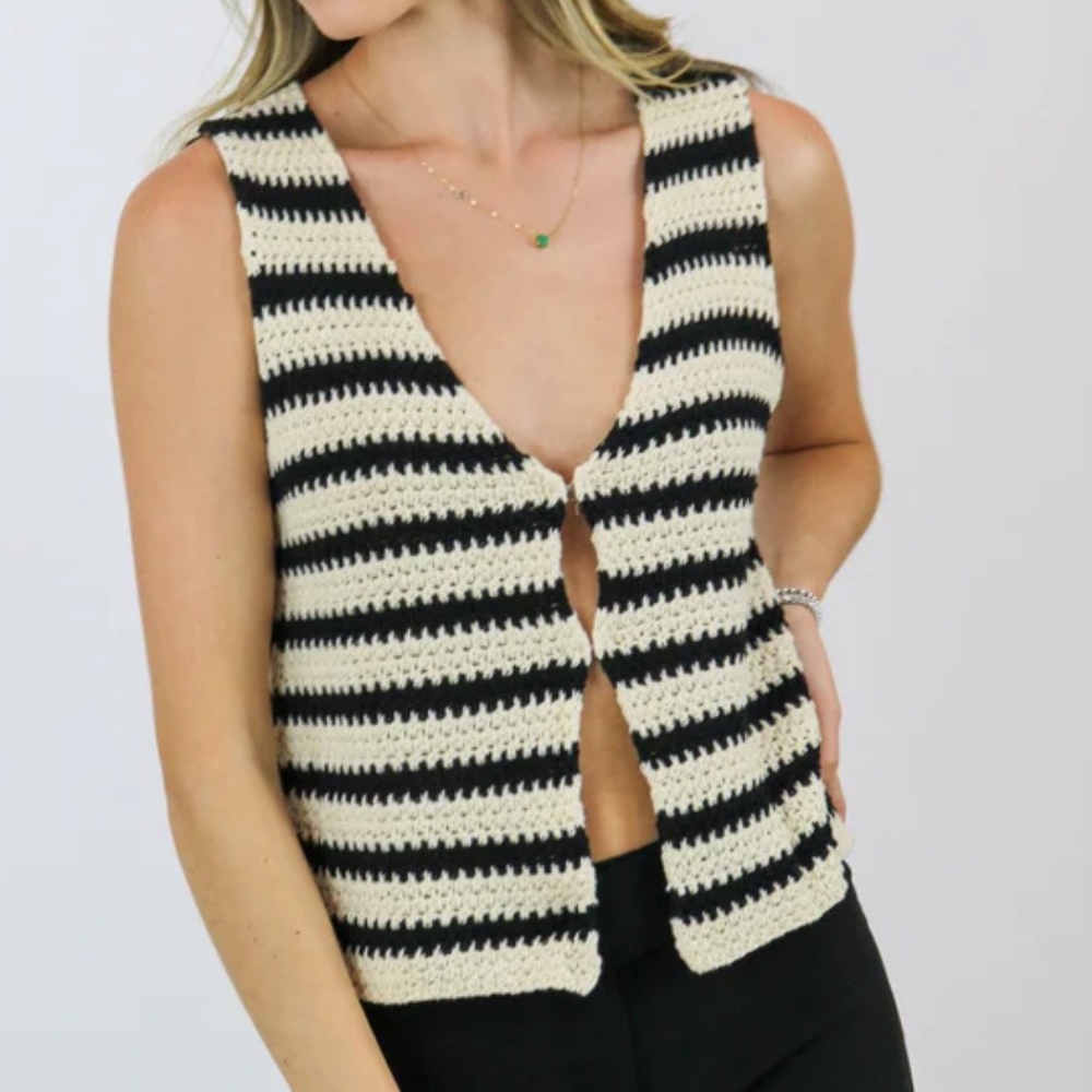 Striped Knit Top